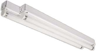 38.25" 2 Lamp Staggered Strip Fixture, 21 Watt T5, 120-277 Universal