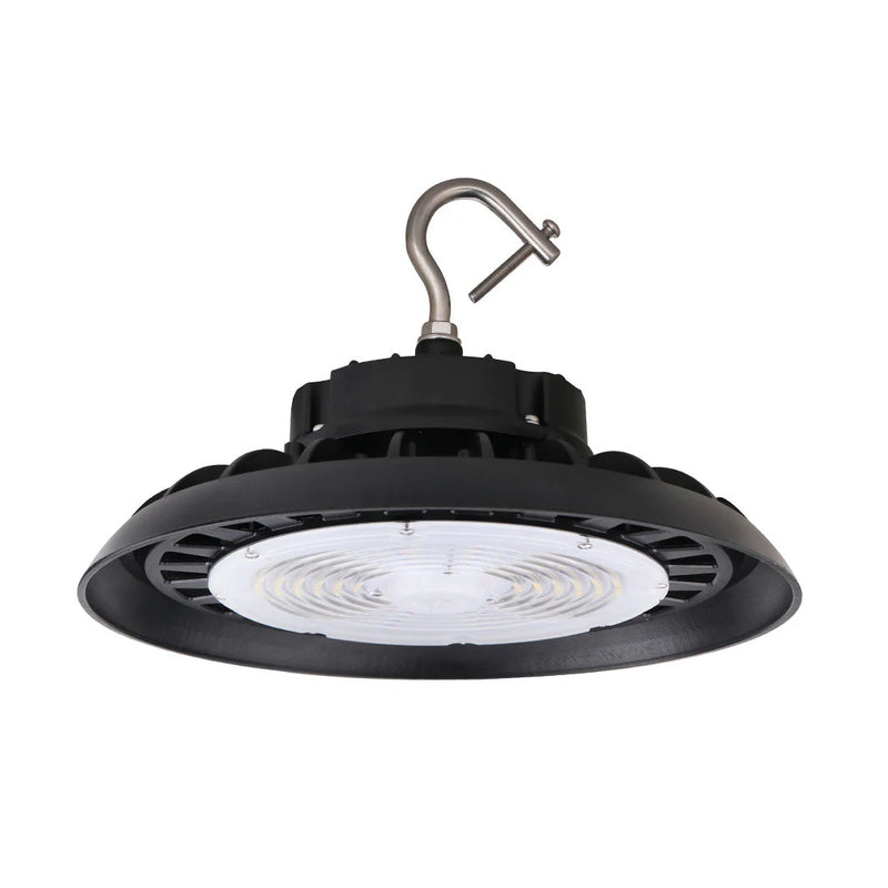 LED High Bay - 240W - 32,900 Lumens - UFO4 - Hook Mount - Black - UL+DLC5.1