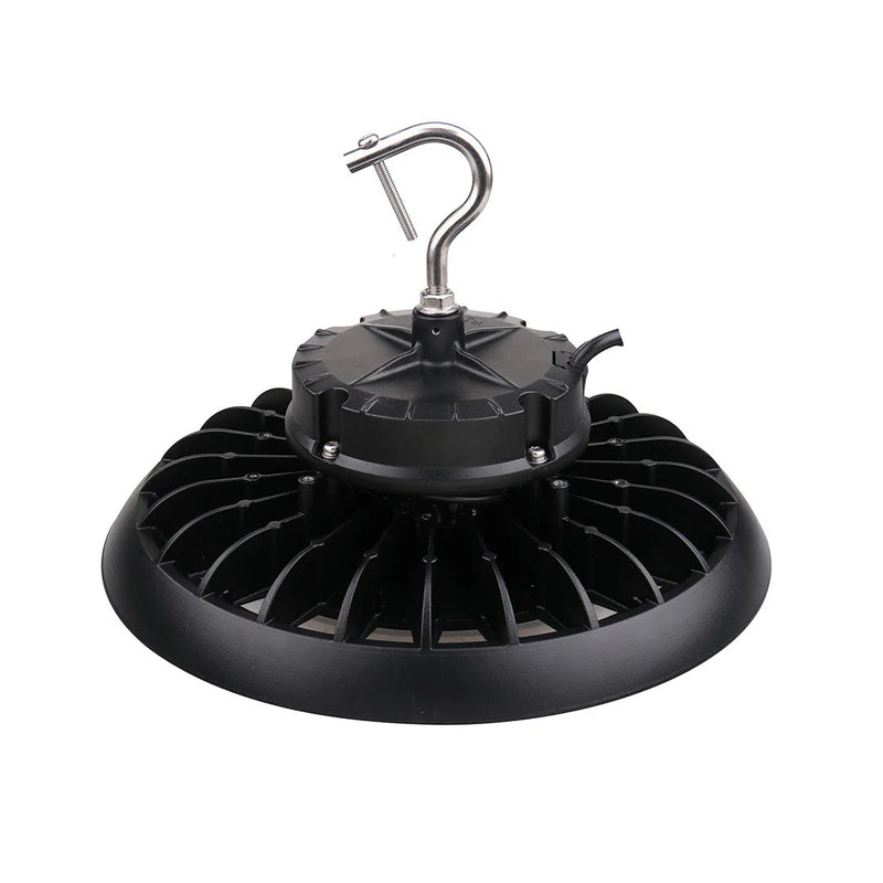 LED High Bay - 240W - 32,900 Lumens - UFO4 - Hook Mount - Black - UL+DLC5.1