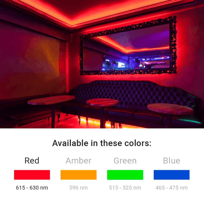 ColorBright™ Vivid Color LED Strip Light Series (Red, Green, Blue, & Amber)