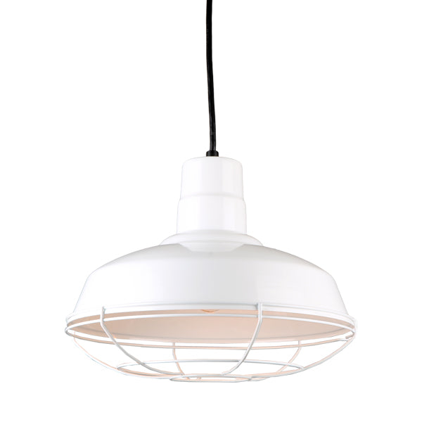 Quick Ship Hi-Lite 16" Warehouse Collection Cord Hung Pendant, H-QSN15116 Series Oil Rubbed Bronze Finish