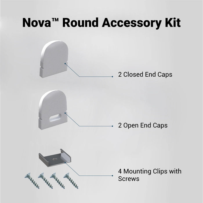 Nova™ Mounting Channel Kit - Surface Installation