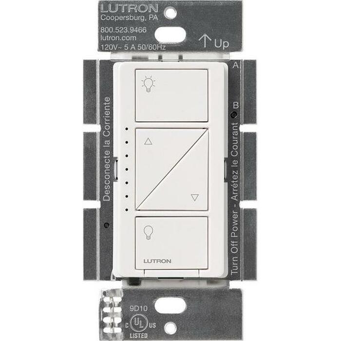 Lutron - 150W Caséta Wireless In-Wall Dimmer (White)