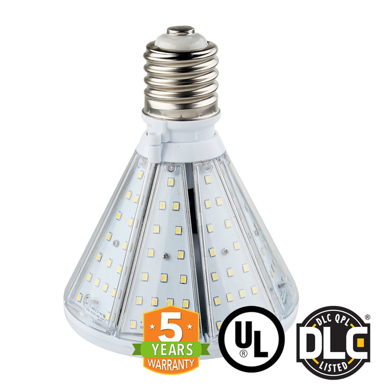 50W LED Corn Bulb Post Top - Bottom Socket - Mogul Base (E39) - (UL+DLC)