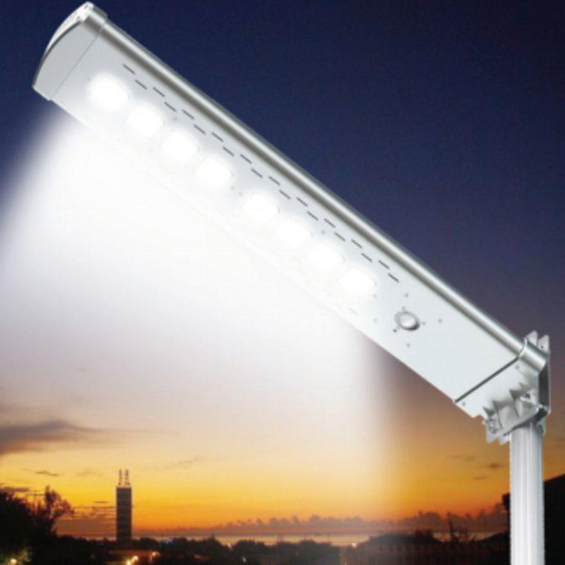 All In One Solar LED Street Light- Remote Control - 4,500 Lumens